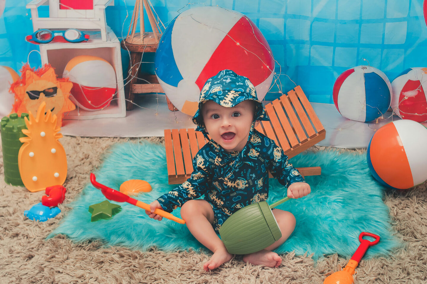 Acompanhamento mensal: 8 meses do Ravi - Ensaio de Verão - Guarapuava/PR